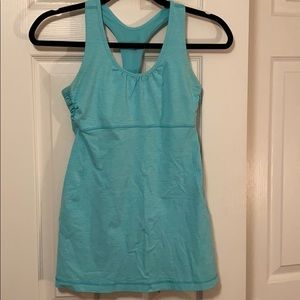 Lululemon, Size M, light blue babydoll tank top